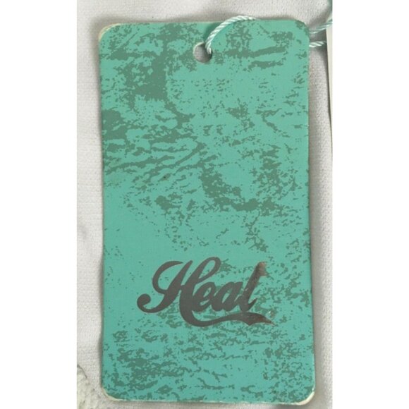 Heat String Bikini Bottom Women Size XL White Ribbed Tie Side New with Tags - Picture 9 of 13